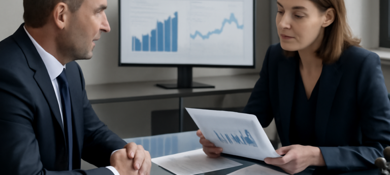 salari e redditi da capitale impatto fiscale IA in un ufficio di consulenza fiscale con imprenditore e consulente
